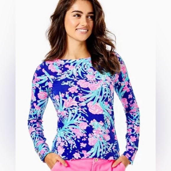 Lilly Pulitzer Tops - 🔥 NWOT Lilly Pulitzer Corisca Blue Toucan Party Size XL